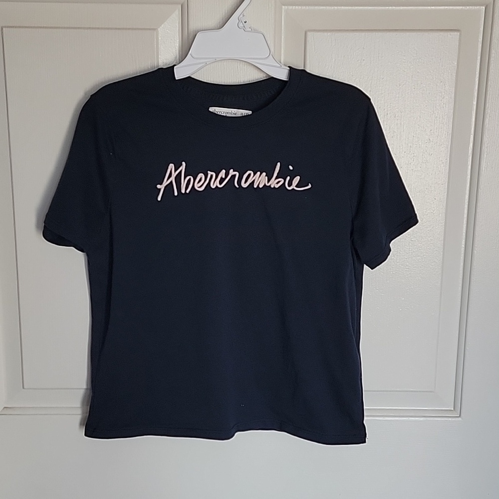 Abercrombie Kids, boys short sleeved blue shirt, 11/12.
